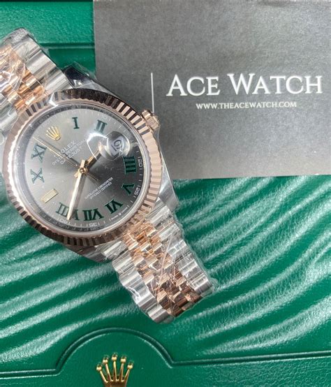 rolex datejust 41溫布頓